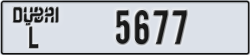 dubai - code - L - number -5677