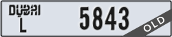 dubai - code - L - number -5843