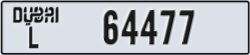 dubai - code - L - number -64398