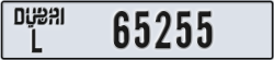 dubai - code - L - number -65255