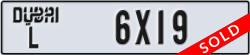 dubai - code - L - number -6X19