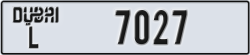 dubai - code - L - number -7027