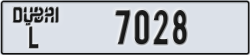 dubai - code - L - number -7028