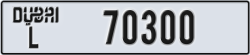 dubai - code - L - number -70300
