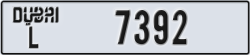 dubai - code - L - number -7392