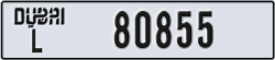 dubai - code - L - number -80855