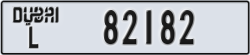 dubai - code - L - number -82182