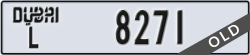 dubai - code - L - number -8271