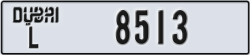 dubai - code - L - number -8513