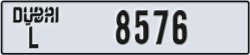 dubai - code - L - number -8576