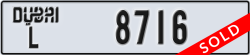dubai - code - L - number -8716