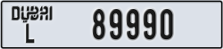dubai - code - L - number -89990