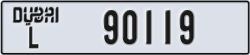 dubai - code - L - number -90040