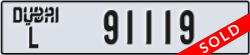 dubai - code - L - number -91119