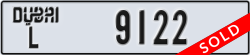 dubai - code - L - number -9122