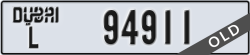 dubai - code - L - number -94911