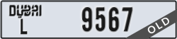 dubai - code - L - number -9567
