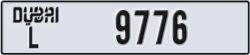 dubai - code - L - number -9776