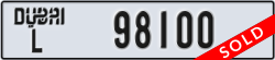 dubai - code - L - number -98100