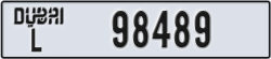 dubai - code - L - number -98489