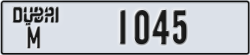dubai - code - M - number -1045