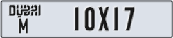 dubai - code - M - number -10X17