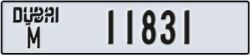dubai - code - M - number -11831