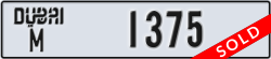 dubai - code - M - number -1296