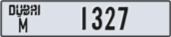 dubai - code - M - number -1327