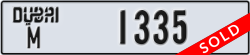 dubai - code - M - number -1335