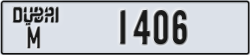dubai - code - M - number -1406