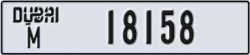 dubai - code - M - number -18158