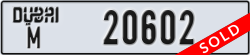 dubai - code - M - number -20602