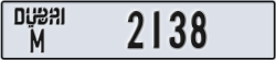 dubai - code - M - number -2138
