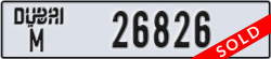 dubai - code - M - number -26826