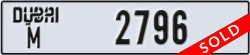 dubai - code - M - number -2796
