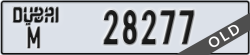 dubai - code - M - number -28277