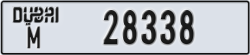 dubai - code - M - number -28338