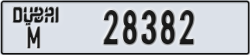 dubai - code - M - number -28382