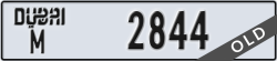 dubai - code - M - number -2844