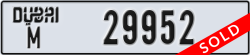 dubai - code - M - number -29952