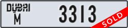 dubai - code - M - number -3313