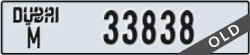 dubai - code - M - number -33838