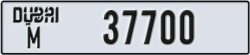 dubai - code - M - number -37700
