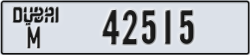 dubai - code - M - number -42515