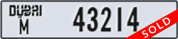 dubai - code - M - number -43214