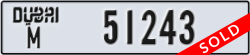 dubai - code - M - number -51243