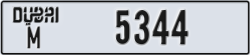 dubai - code - M - number -5344