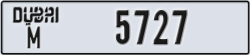 dubai - code - M - number -5727