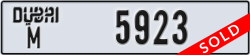 dubai - code - M - number -5923